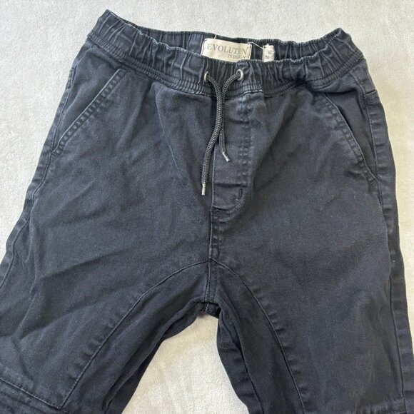 Women 's EVOLUTION Modern Cargo black Jogger Pants Size Medium 10-12 - Picture 5 of 15